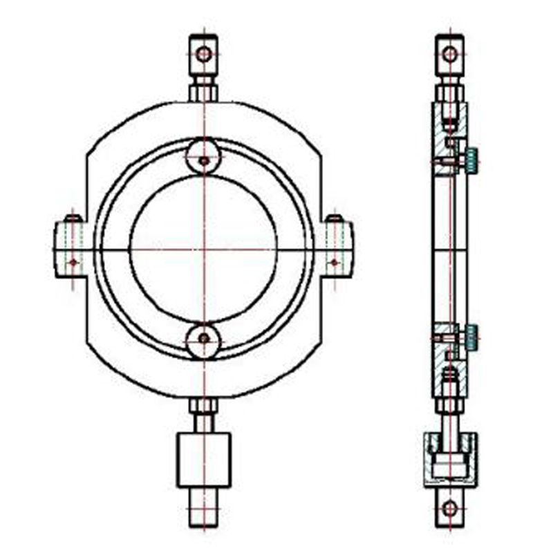 YTH20303外导向弹簧压缩夹具